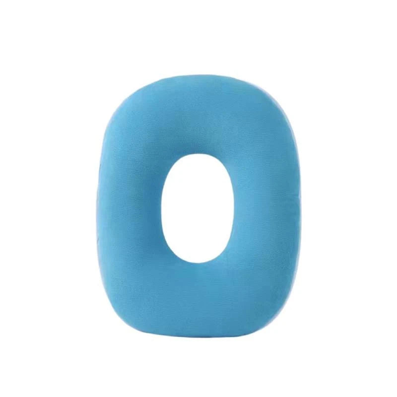 coussin soutien bleu clair anti décubitus coton polyester confortable ergonomique adhésif uni doux