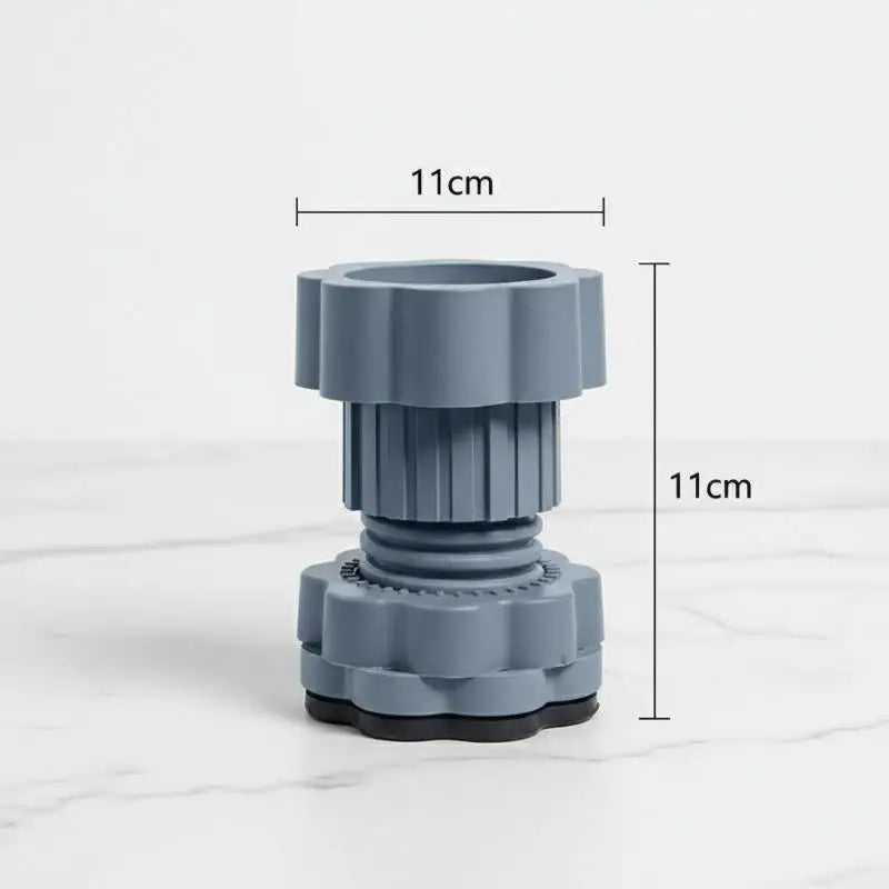 supports machine laver adhésifs antivibration gris moderne anti dérapement rond rayures concentriques đơn