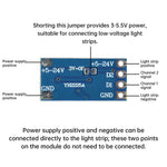 contrôleur lumière led rgb bleu noir modes clignotement circuits imprimés compact moderne composants électroniques