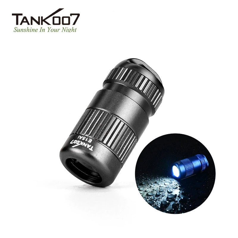lampe torche bleue rose noire piles bouton 3w ipx7 étanche anti chute
