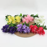 bouquet hyacinthe artificielle violet rose jaune blanc moderne décoration intérieur mariage anniversaire baby shower