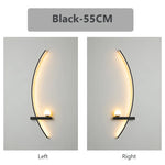 lampes murales modernes étagère translucides noires blanches minimaliste