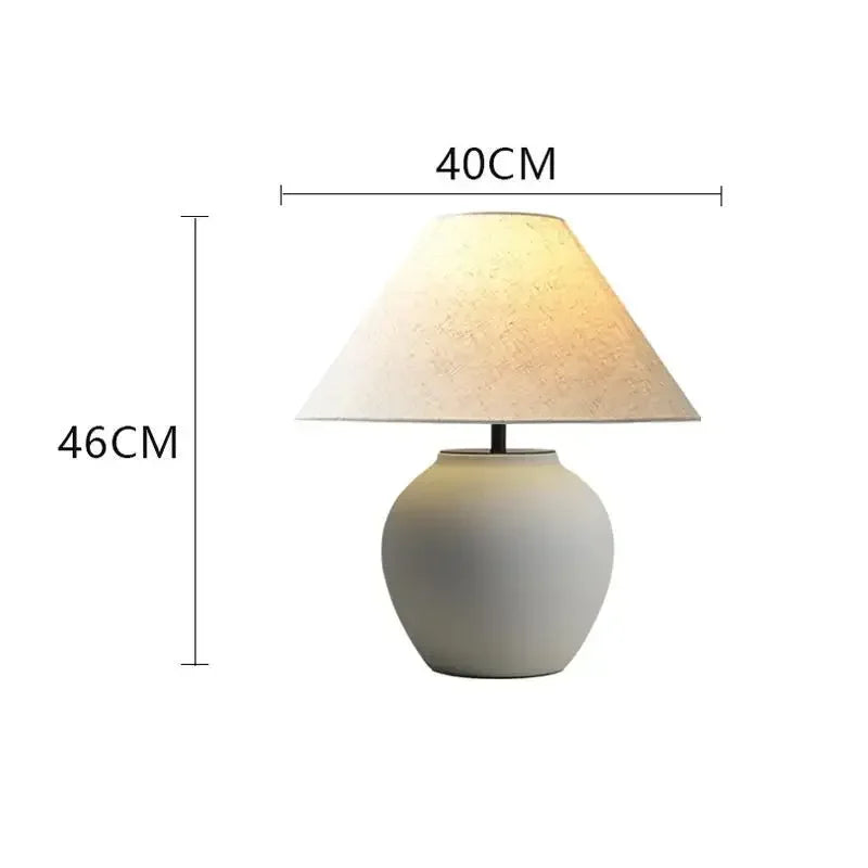 lampe table moderne céramique gris abat jour beige led rechargeable télécommande chambre coucher