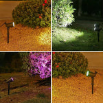 spots solaires ip65 étanches led réglables moderne jardin extérieur autonomes noir matériau abs