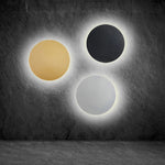 applique murale led moderne or noir gris clair ronde carrée lumineuse minimaliste chambre salon