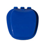 brosse dents conteneur prothèse dentaire bleu blanc moderne pratique hygiène buccale set accessoire santé