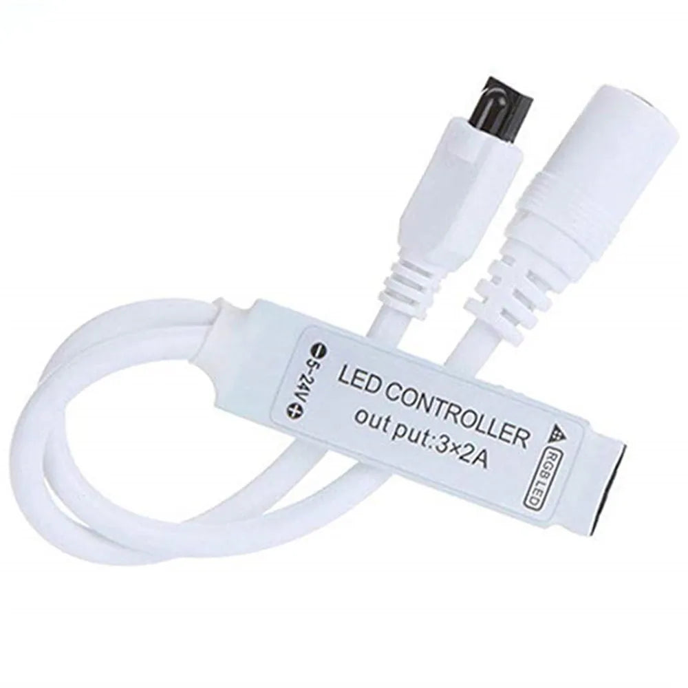 contrôleur led rgbw télécommande câble connexion bande led rvb blanc moderne 12v 72w ir