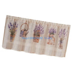 rideau fleurs séchées beige clair rustique opacité 100cm 60cm 70cm 60cm cotonextérieur boutique