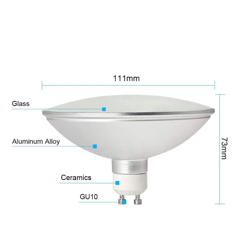 ampoules led 12w gu10 étanches intensité variable blanc moderne cuisine