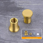 plateau bijoux marron doré bois brillant moderne minimaliste pieds métalliques dorés fixations incluses