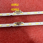 bande led blanc jaune moderne téléviseur 43ru 43nu rétro éclairage led opacité connecteurs