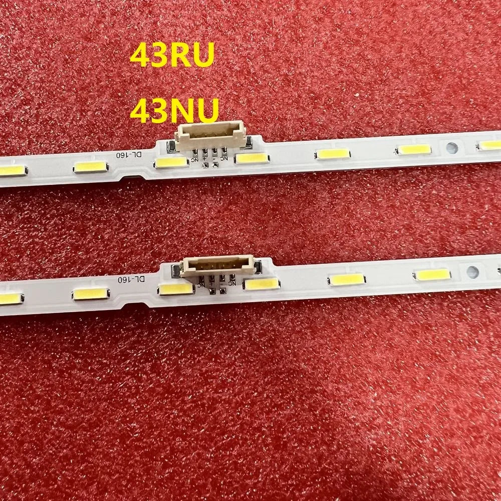 bande led blanc jaune moderne téléviseur 43ru 43nu rétro éclairage led fixations connecteurs