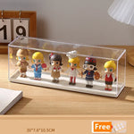 boîte rangement transparente réutilisable moderne organisateur jouets figurines divers cartoon capacité importante anti poussière