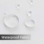rideau extérieur blanc semi transparent moderne polyester 137x213cm 137x241cm 137x274cm