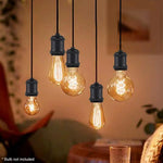 socle lampe vintage métal doré noir blanc cuivre robuste facile e27 đèn nền��