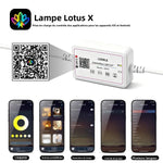 bande lumineuse cob cct adhésive blanc moderne télécommande bluetooth contrôleur adaptateur secteur 3500k 6000k