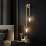 lampes murales modernes or noir blanc éclairage intérieur chambre salle manger LED minimalistes