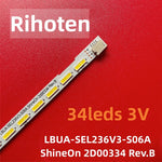 retroéclairage led barre lumineuse tv jaune blanc rouge technique industrielle fixations connecteurs 30cm
