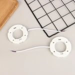 anneaux suspension blancs modernes câbles colorés lampes led cfl pièces