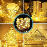 guirlande lumineuse led multicolore 50 100 200 300 led télécommande modes moderne étanche