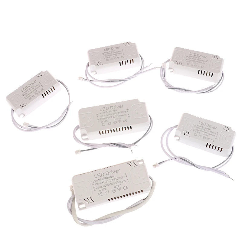 transformateur led 120v 240v 300ma 2036w 3050w adhésif câbles blancs moderne opacité