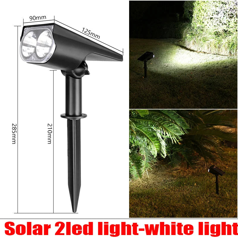 projecteur solaire led waterproof ip65 moderne lumières noir mat durableextérieur adjustable