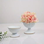 support fleurs bougie or argent blanc rayures verticales classique deco maison