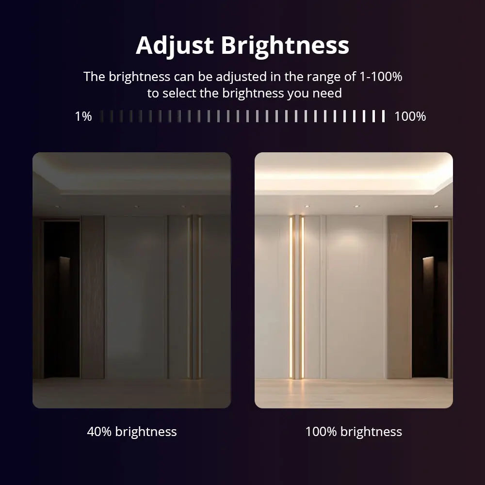 contrôleur bande led blanc moderne alexa google smartthings homekit rgb cw ww