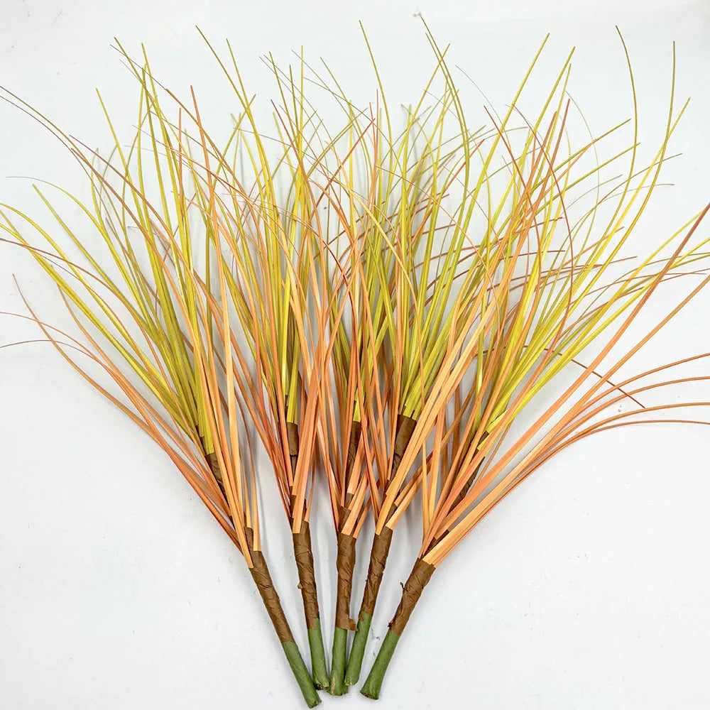 décoration extérieure plante artificielle herbe fine verte moderne minimaliste pièces vert clair foncéextérieurjardinbricolage
