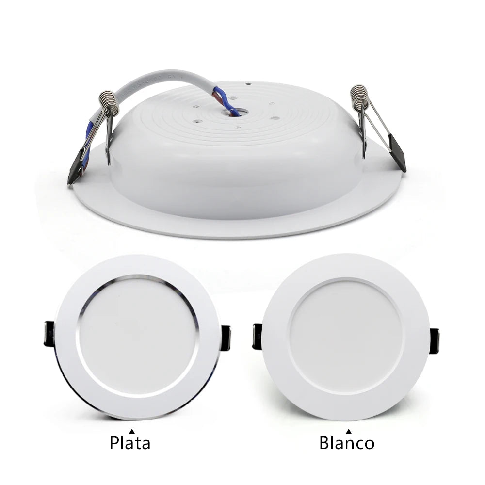 Spot LED 9W 12W 15W blanc moderne salon chambre toiles bain