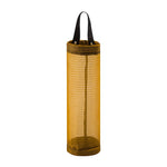 organisateur suspendu sacs plastiques poubelles multiple couleurs maille polyester réutilisable rangement cuisine utilitaire minimaliste