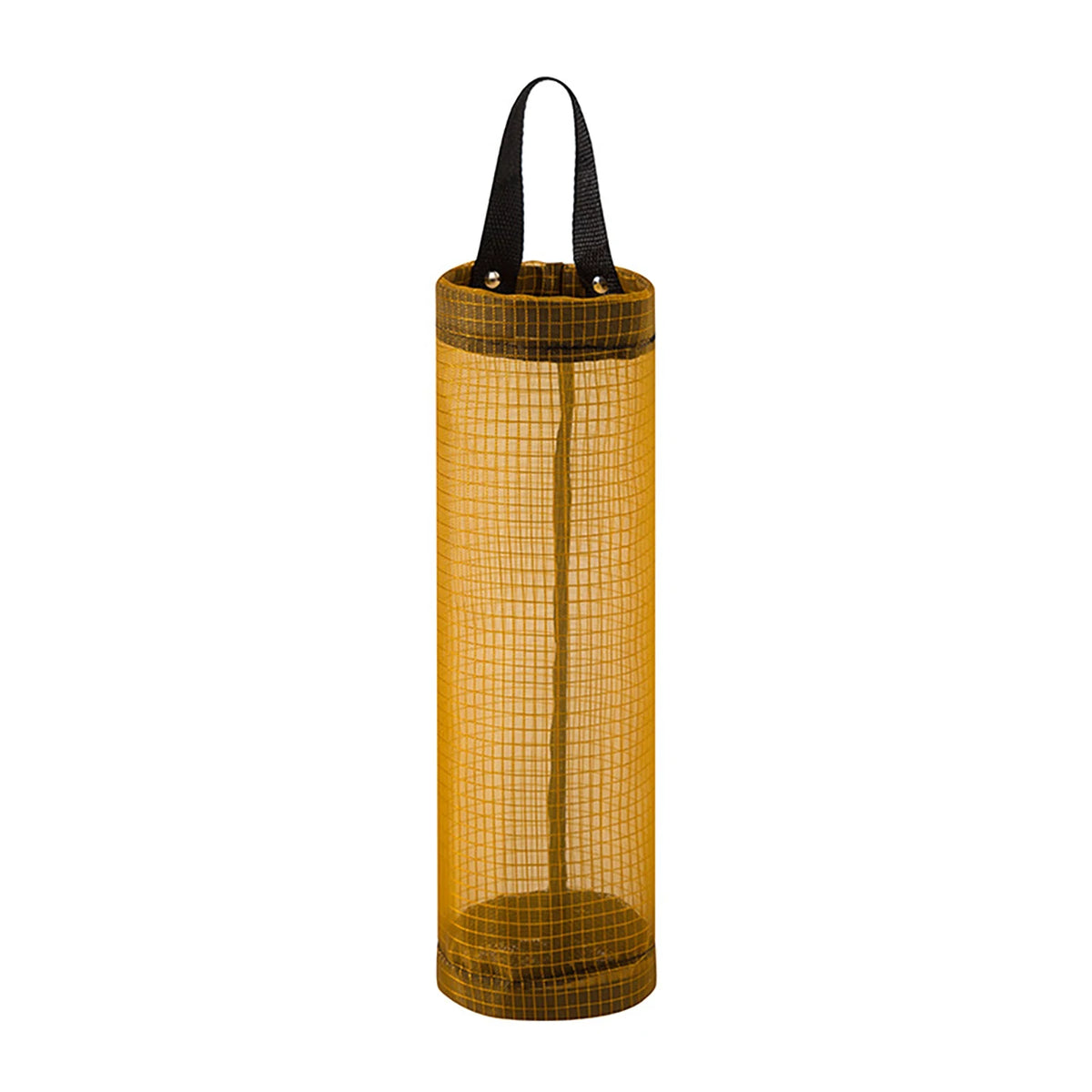 organisateur suspendu sacs plastiques poubelles multiple couleurs maille polyester réutilisable rangement cuisine utilitaire minimaliste