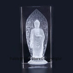 statue bouddha éclairée relief floral base leds plantes livres blanc multicolore