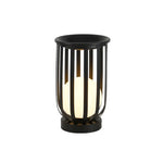 lampe solaire moderne noir rayures verticales ip65 led