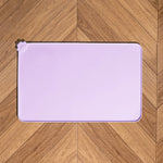 tapis nourriture animaux silicone violet vert jaune rose moderne empreintes pattes opaques