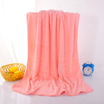 serviette bain rapide séchage microfibre rose beige gris blanc texture pointillée moderne 140x70cm
