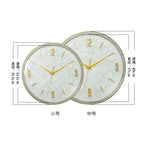 horloge murale moderne simple décoration intérieure visage unique opale naturelle fixation blanc marbré