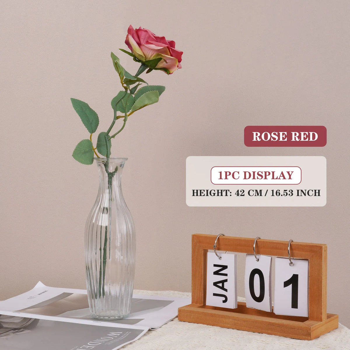 décoration mariage rose artificielle rouge rose verte classique extérieur anniversaire baby shower prénuptiale