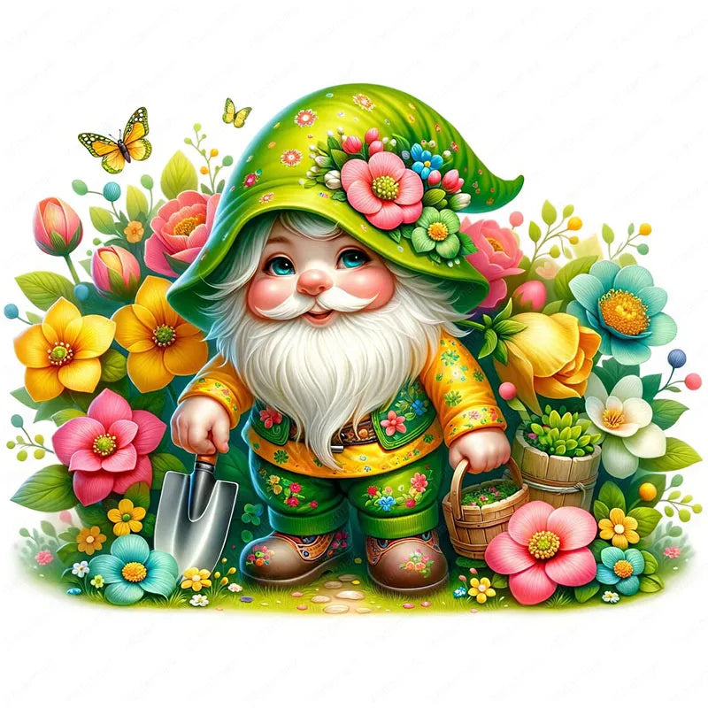 autocollants murals lutin fleuri papillons motifs floraux illustration cartoon opaques adhésifs multicolores animaux compagnie