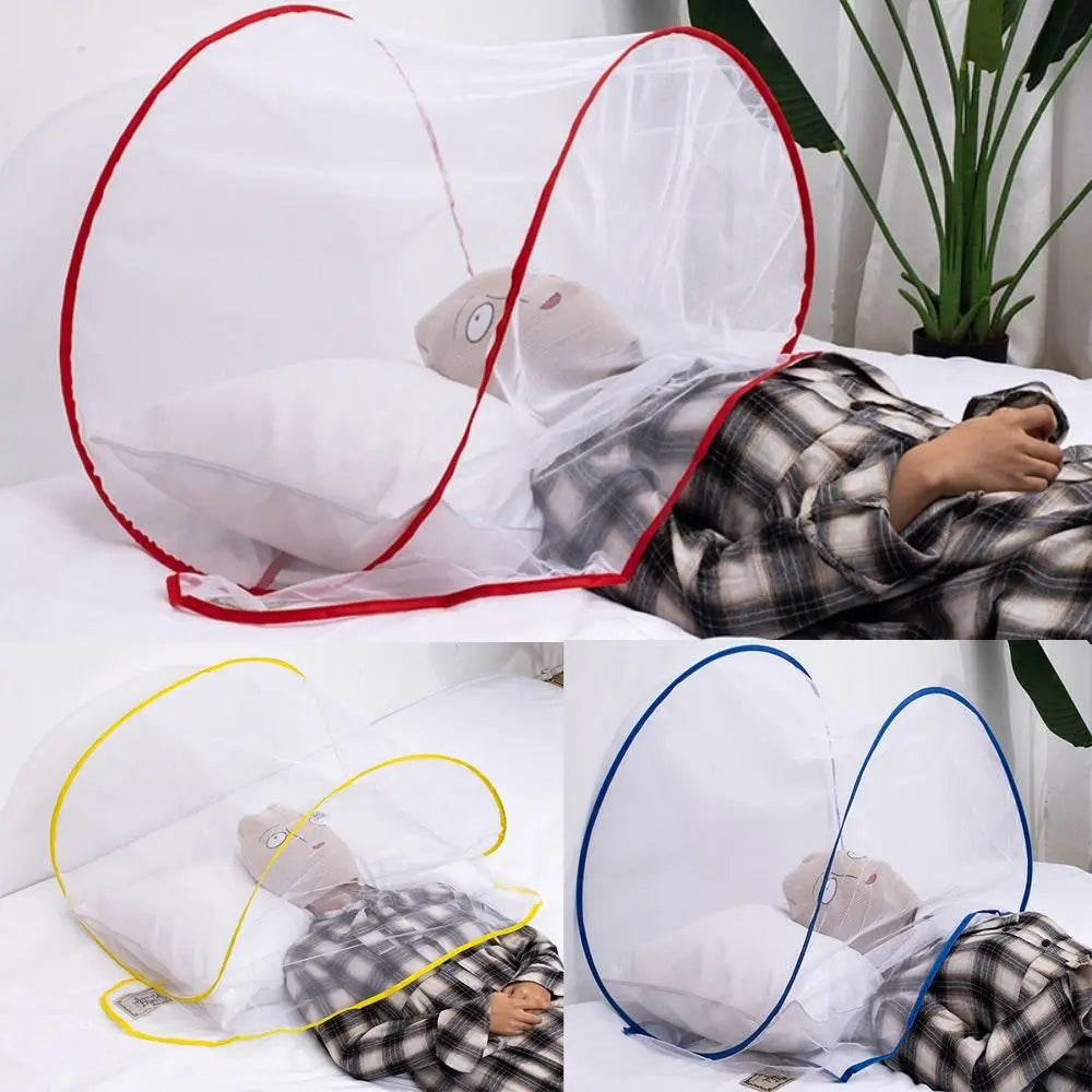 filet anti moustiques pliable transparent moderne blanc rouge Jaune Bleu pratique été portable
