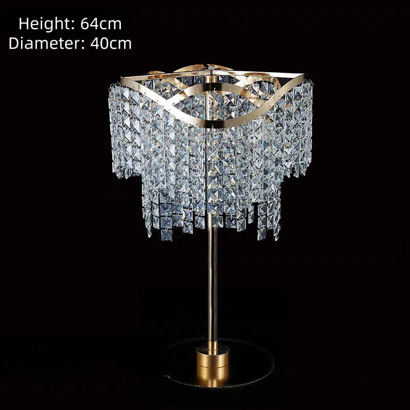 bougeoir or transparent cristal classique luxueux vase table festif party supply