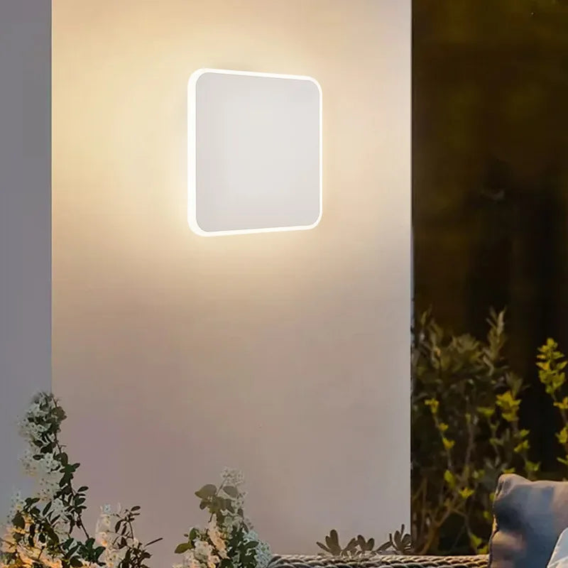 applique murale moderne lampe extérieure métal noir beige luminaire led intérieur salon