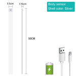 lampe led sans fil rechargeable adhésive blanc moderne induction charge usb 5v