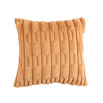 housse coussin velours orange moderne franges tissu polyester coton carré décoration intérieur voiture 30x50cm