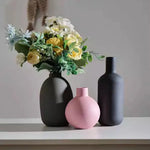 moulage vase béton ciment plâtre résine silicone gris moderne clips decoration diy