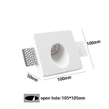 applique murale led blanche ronde minimaliste luminaire intérieur escalier couloir salon maison