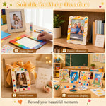 kits cadres photo peindre texturés strass décoration créative artisanale enfants