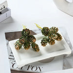 décoration intérieure cônes pin artificiels moderne brillants mariage anniversaire baby shower