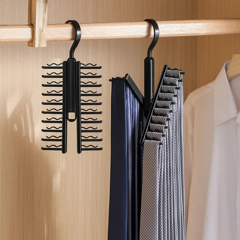porte cravates rotatif support cravates multiples rangement ceintures accroche tringle moderne minimaliste