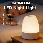 Détail du fonctionnement tactile de la lampe de chevet